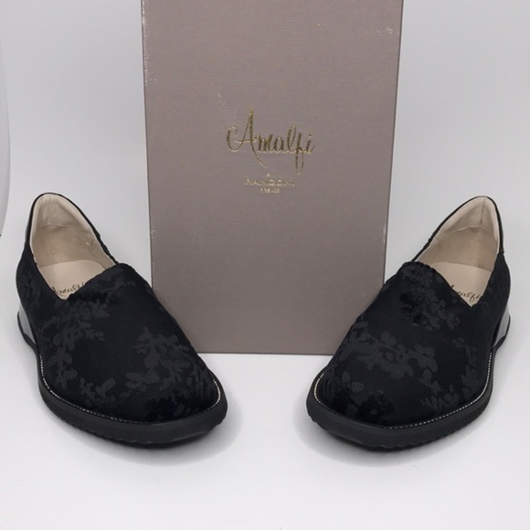 AMALFI by Rangoni Black Eufemio Loafers sz 8.5 - Picture 3 of 12